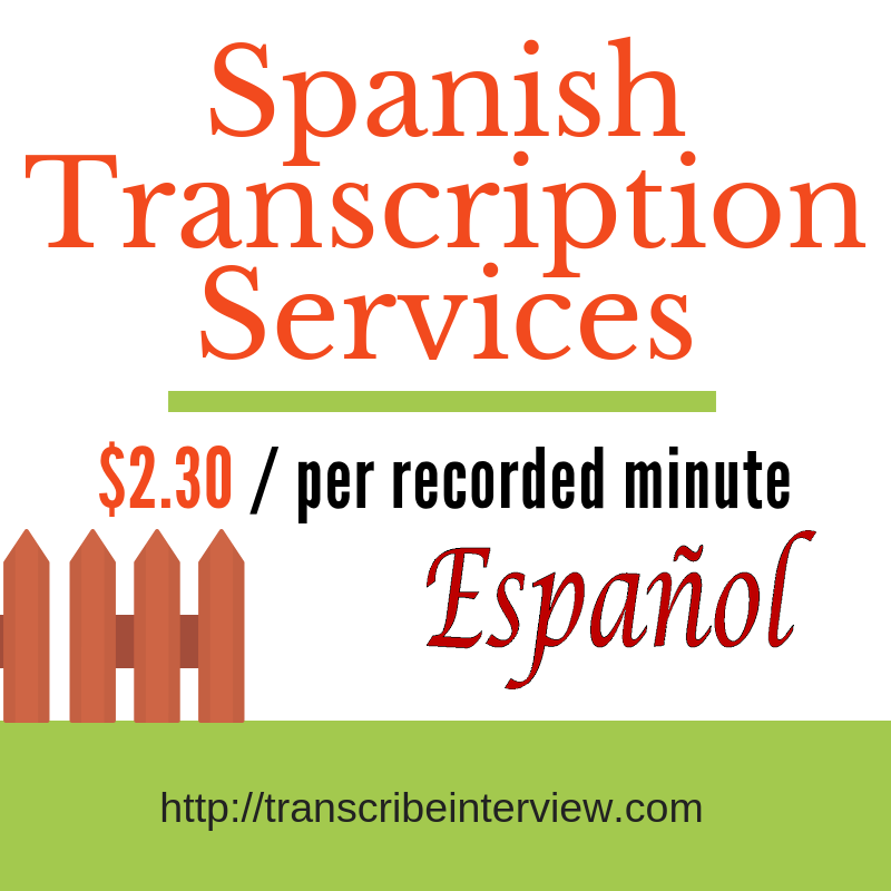 Spanish Transcription Services